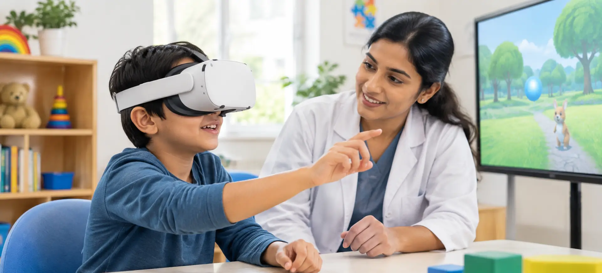 Virtual autism treatment